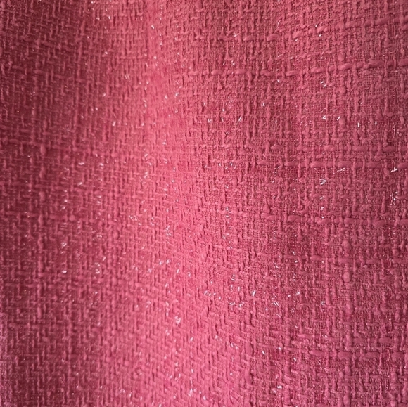 Pink Tweed Mini Skirt XXL Sparkle CHANEL Look Clueless Barbie - Picture 2 of 6